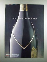 1983 Avon Classic Jewelry Ad - Two Classics - Moet - $18.49
