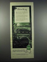 1947 Quaker State Motor Oil Ad - Frost on the Way - $18.49