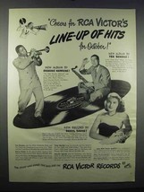 1947 RCA Victor Records Ad - Tex Beneke, Beryl Davis - $18.49
