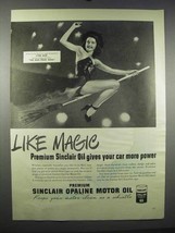 1947 Sinclair Opaline Motor Oil Ad - Lynn Bari - £14.72 GBP