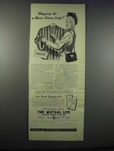 1947 The Mutual Life Insurance Company of New York Ad - $18.49