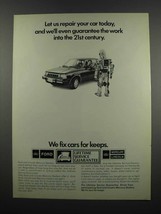 1983 Ford Lifetime Service Guarantee Ad - 21st Century - £14.64 GBP