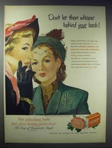 1948 Lifebuoy Soap Ad - Don&#39;t Let Whisper Behind Back - £14.61 GBP