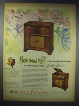 1948 RCA Victrola Radio-Phonograph Model 77V2 Ad - $18.49