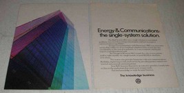 1982 Bell Dimension PBX Ad - Energy & Communications - $18.49