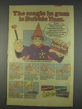 1982 Bubble Yum Bubble Gum Ad - The Magic In - £14.76 GBP