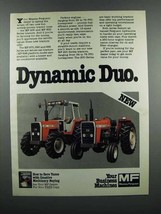 1983 Massey Ferguson 690 & 290 Tractor Ad - Dynamic Duo - $18.49