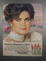 1983 Maybelline Moisture Whip Lipstick Ad - L. Carter - £14.56 GBP