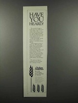 1983 Oxfam America Ad - Have You Heard? - £14.12 GBP