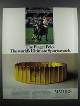 1983 Piaget Polo Watch Ad - World's Ultimate Sportswatch - $18.49