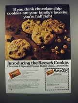 1983 Reese&#39;s Peanut Butter Chips Ad - Family&#39;s Favorite - £14.53 GBP