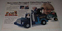 1982 Fisher-Price Power Tow Ad - Rugged - £14.76 GBP