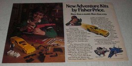 1982 Fisher-Price Adventure Kits Ad - Ground Shaker - £14.53 GBP