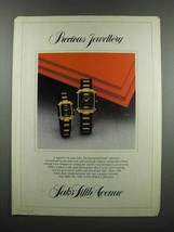 1983 Saks Fifth Avenue Raymond Weil Watch Ad - £14.82 GBP