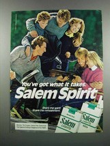 1983 Salem Cigarettes Ad - What It Takes - £14.52 GBP