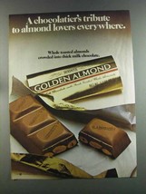 1982 Hershey's Golden Almond Chocolate Bar Ad - $18.49