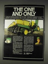 1982 John Deere Max-Emerge Planter Ad - One and Only - £14.53 GBP
