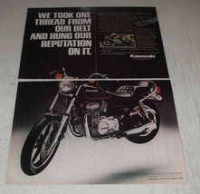 1982 Kawasaki KZ440 LTD Motorcycle Ad - Our Belt - $18.49
