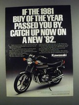 1982 Kawasaki KZ550 Motorcycle Ad - Buy of the Year - $18.49