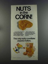 1982 Kellogg Honey & Nut Corn Flakes Ad, Honey Nut Crow - $18.49