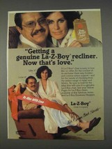 1982 La-Z-Boy Recliner Ad - Alex Karres and Susan Clark - £14.53 GBP