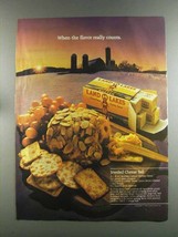 1982 Land O Lakes Butter Ad - Jeweled Cheese Ball - £14.56 GBP