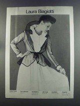 1982 Laura Biagiotti Fashion Ad - £14.53 GBP