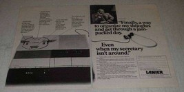 1982 Lanier Messenger Ad - Arnold Palmer - £14.55 GBP