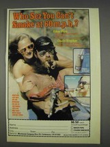 1982 Mackenzie Company Biker Pipe &amp; Chain Smoker Ad - £14.72 GBP