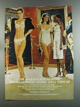 1982 Maidenform Chantilly Bra, Bikini, Teddy, Petti Ad - $18.49