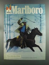 1982 Marlboro Cigarettes Ad - Cowboy - £14.76 GBP
