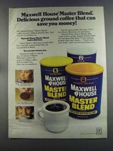 1982 Maxwell House Master Blend coffee Ad - Delicious - $18.49