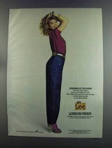 1982 Ms Lee London Rider Jeans Ad - Changing of Guard - $18.49