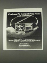 1982 Panasonic TR-1020P TV Ad - Why Buy - $18.49