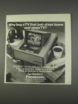 1982 Panasonic TR-5050P TV Ad - Why Buy - $18.49
