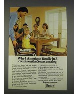 1982 Sears Catalog Ad - 1 American Family in 3 - £14.55 GBP