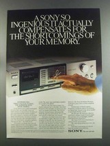 1982 Sony STR-VX33 Tuner Ad - So Ingenious - £14.53 GBP