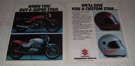 1982 Suzuki GS-550M Katana and GS-1100E Motorcycles Ad - $18.49
