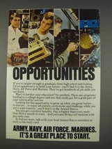 1982 U.S. Armed Forces Ad - Opportunities - £14.65 GBP