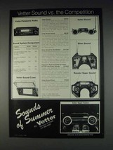 1982 Vetter Ad - Panasonic Radio, Super Sound - $18.49