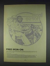1982 Vintage Iron Horse Iron-On - Motorcycle - £14.54 GBP