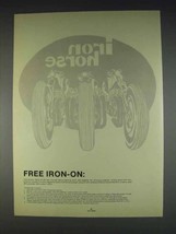 1982 Vintage Iron Horse Iron-On - Motorcycles - £14.54 GBP