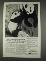 1982 WWF World Wildlife Fund Ad - The Panda - $18.49
