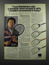 1983 AMF Head Tennis Racquets Ad - Arthur Ashe - $18.49