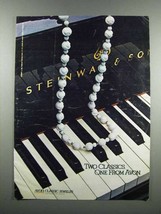 1983 Avon Classic Jewelry Ad - Two Classics - Steinway - $18.49