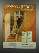 1983 Benson &amp; Hedges Deluxe 100&#39;s Cigarettes Ad - $18.49