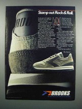 1983 Brooks Chariot Shoe Ad - Stamp Out Rock &amp; Roll - £14.60 GBP