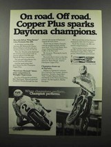 1983 Champion Spark Plug Ad - Kenny Roberts, Bob Hannah - $18.49