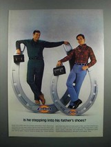 1983 Dickies Work Clothes Ad - Stepping Into Shoes - $18.49