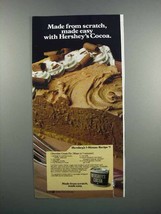 1983 Hershey's Cocoa Ad - Chocolate Cream Pie recipe - $18.49